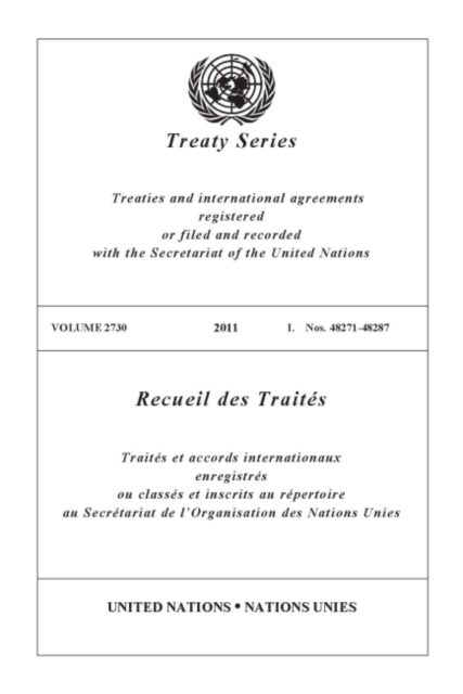 Treaty Series 2730, Paperback / softback Book