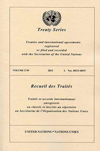Treaty Series 2749, Paperback / softback Book