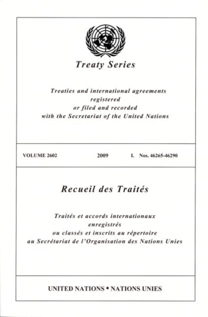 Treaty Series 2602, Paperback / softback Book