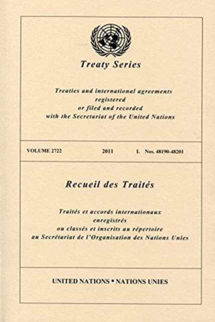 Treaty Series 2722, Paperback / softback Book