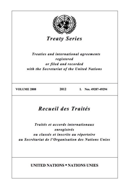 Treaty Series 2808 (English/French Edition), Paperback / softback Book