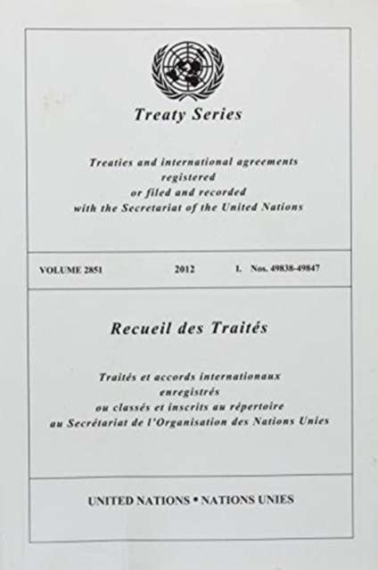 Treaty Series 2851, Paperback / softback Book