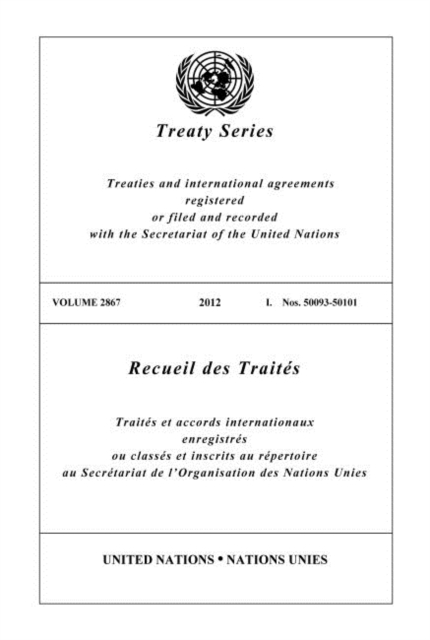 Treaty Series 2867 (English/French Edition), Paperback / softback Book
