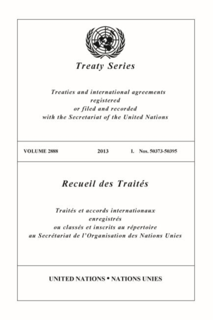 Treaty Series 2888 (English/French Edition), Paperback / softback Book