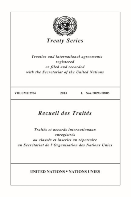 Treaty Series 2924 (English/French Edition), Paperback / softback Book