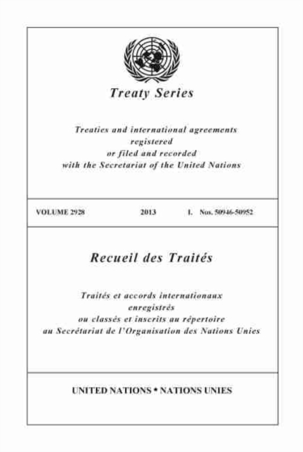 Treaty Series 2928 (English/French Edition), Paperback / softback Book