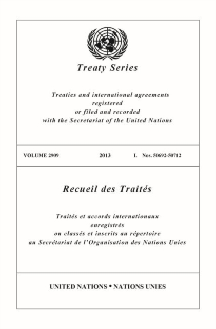 Treaty Series 2909 (English/French Edition), Paperback / softback Book