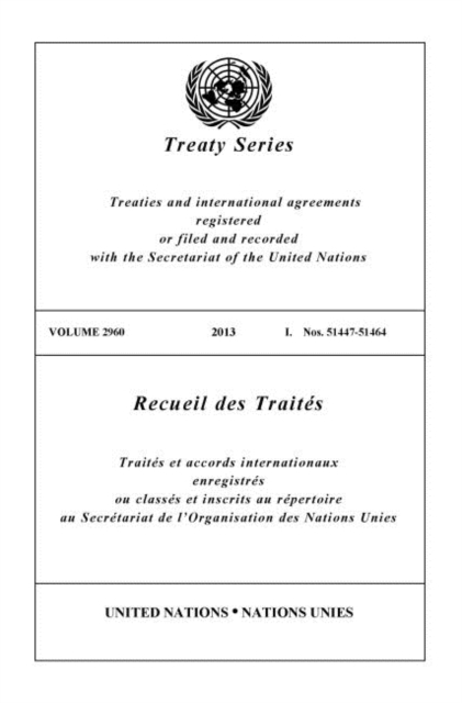 Treaty Series 2960 (English/French Edition), Paperback / softback Book