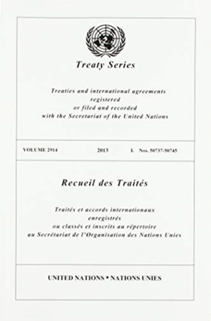 Treaty Series 2914 (English/French Edition), Paperback / softback Book