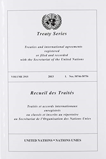 Treaty Series 2915 (English/French Edition), Paperback / softback Book