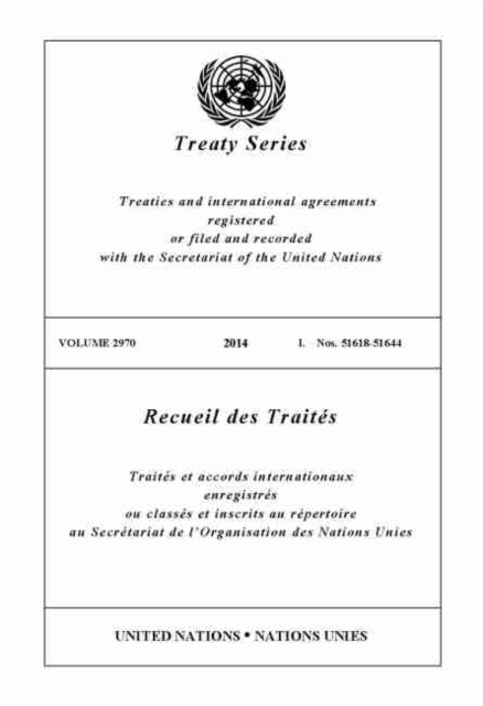 Treaty Series 2970 (English/French Edition), Paperback / softback Book