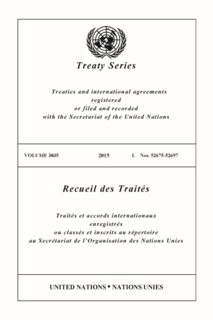 Treaty Series 3035 (English/French Edition), Paperback / softback Book