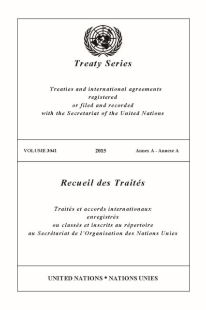 Treaty Series 3041 (English/French Edition), Paperback / softback Book