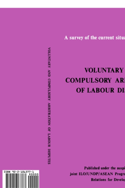 Voluntary and Compulsory Arbitration of Labour Disputes Asean, Paperback / softback Book