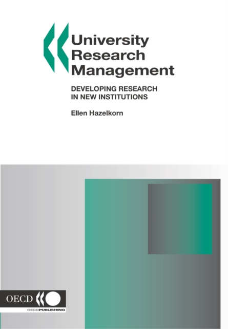 University Research Management Developing Research in New Institutions, PDF eBook
