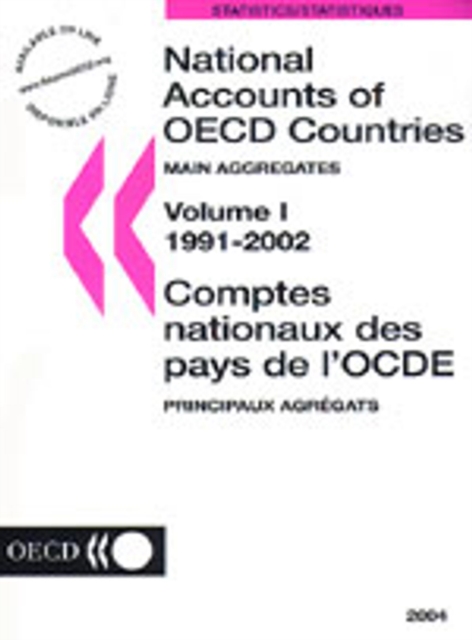 National Accounts of OECD Countries 2004, Volume I, Main Aggregates, PDF eBook
