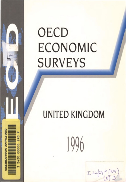 OECD Economic Surveys: United Kingdom 1996, PDF eBook