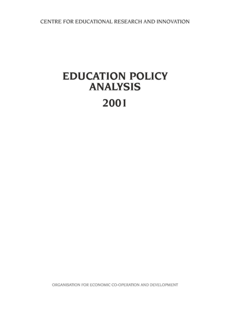 Education Policy Analysis 2001, PDF eBook