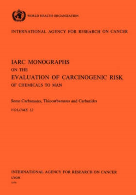 Some carbamates, thiocarbamates and carbazides, Paperback / softback Book