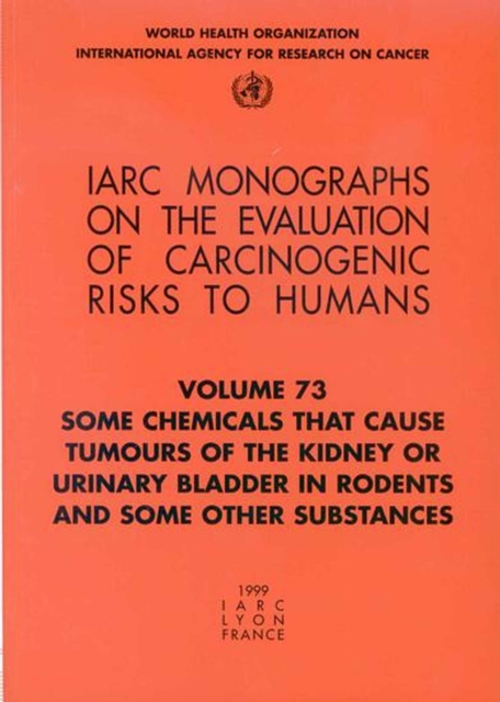 Some Chemicals That Cause Tumours of the Kidney or Urinary Bladder in Rodents and Some Other Substances : IARC Monographs on the Evaluation of Carcinogenic Risks to Humans, Paperback Book