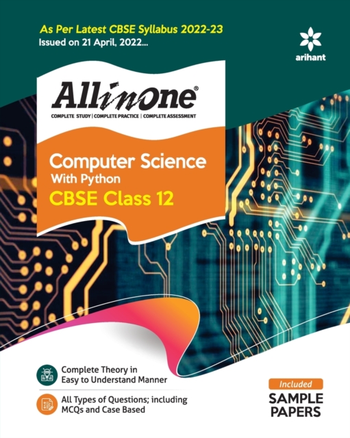 Cbse All in One Computer Science with Python Class 12 2022-23 Edition (as Per Latest Cbse Syllabus Issued on 21 April 2022), Paperback / softback Book