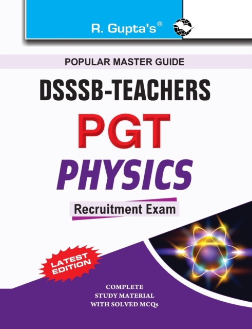 Dsssb Teacher Pgt : Physics, Paperback / softback Book