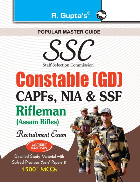 Ssc Constable (Gd) Itbpf/Cisf/Crpf/Bsf/SSB Rifleman, Paperback / softback Book
