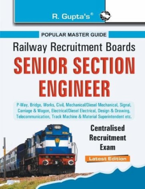 Railway Recruitment Boards - Senior Section Engineer : Centralised Recruitment Exam, Paperback / softback Book