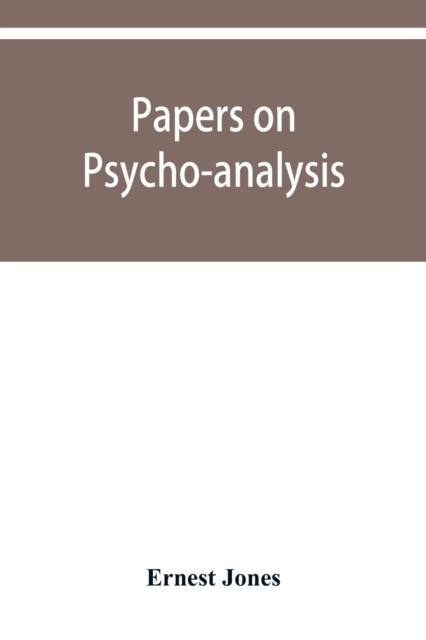 Papers on psycho-analysis, Paperback / softback Book