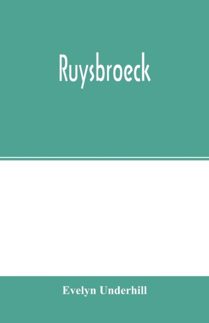 Ruysbroeck, Paperback / softback Book