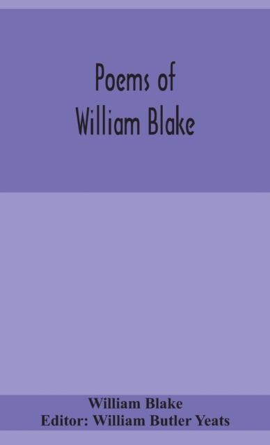 Poems of William Blake, Hardback Book