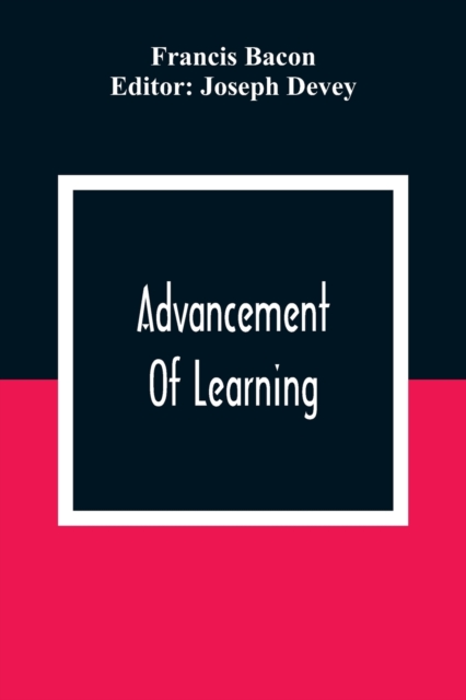 Advancement Of Learning, Paperback / softback Book
