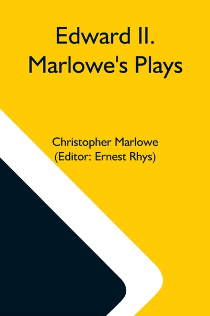 Edward Ii. Marlowe'S Plays, Paperback / softback Book