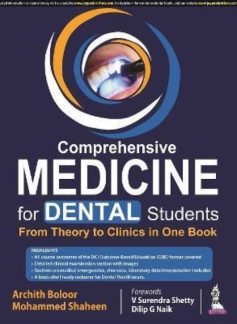 Comprehensive Medicine for Dental Students : From Theory to Clinics in One Book, Paperback / softback Book