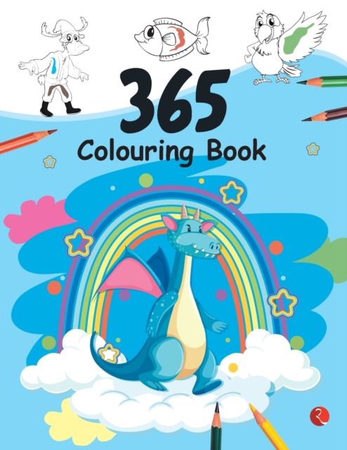 365 COLOURING BOOK : Paint and Draw with 365 Big Pictures, Paperback / softback Book