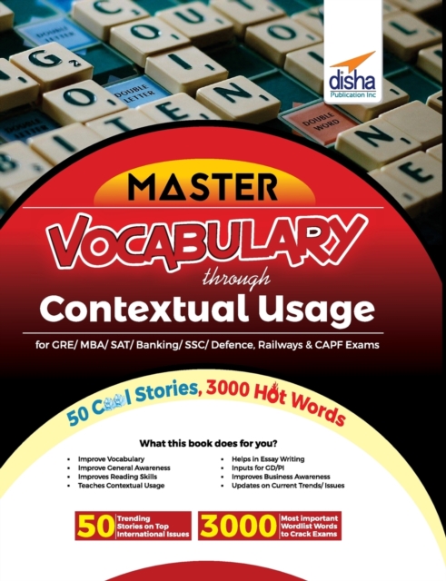 Mastering Vocabulary Through Contextual Usage for GRE, MBA, Sat, Banking, Ssc, Defence, Railways & Capf Exams, Paperback / softback Book
