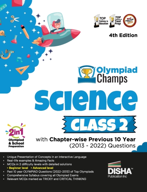 Olympiad Champs Science Class 2 with Chapter-Wise Previous 10 Year (2013 - 2022) Questions Complete Prep Guide with Theory, Pyqs, Past & Practice Exercise, Paperback / softback Book