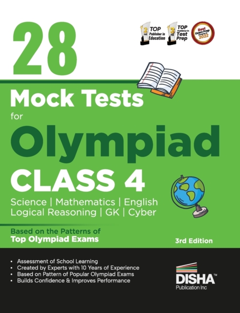 28 Mock Test Series for Olympiads Class 4 Science, Mathematics, English, Logical Reasoning, Gk & Cyber, Paperback / softback Book