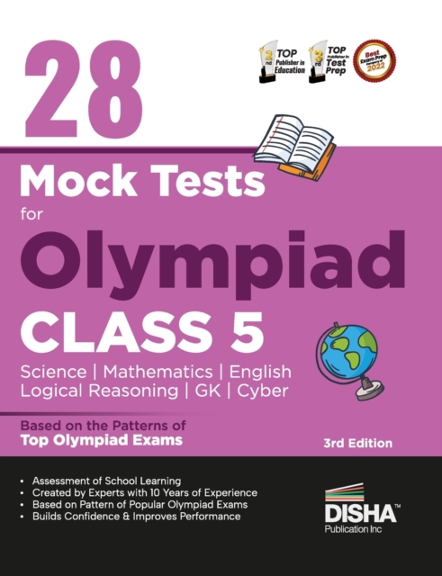 28 Mock Test Series for Olympiads Class 5 Science, Mathematics, English, Logical Reasoning, Gk & Cyber, Paperback / softback Book