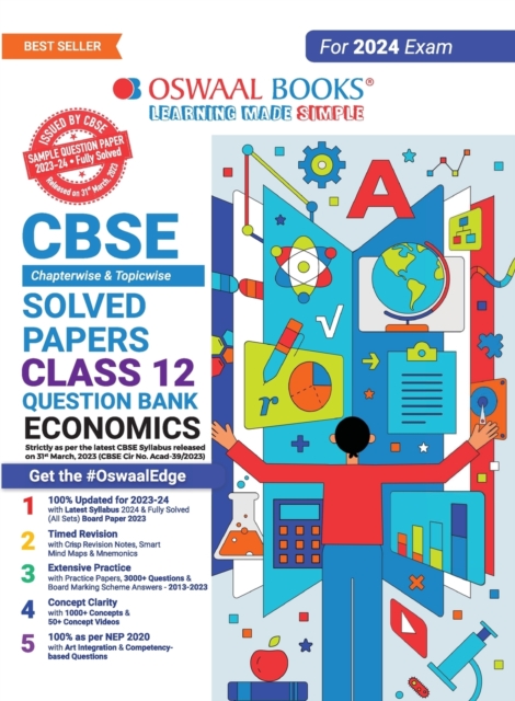 Oswaal Cbse Chapterwise Solved Papers 2023-2014 Economics Class 12th, Paperback / softback Book
