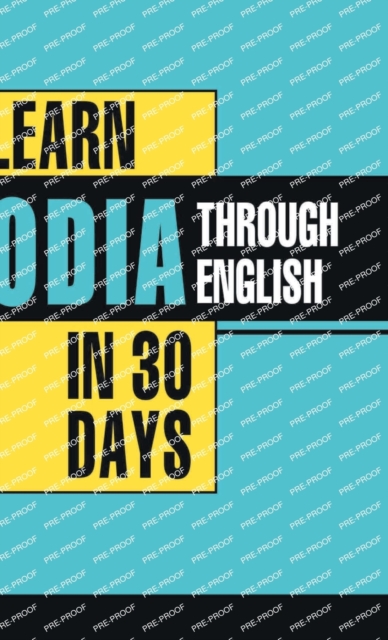 Learn Oriya Through English In 30 Days, Hardback Book
