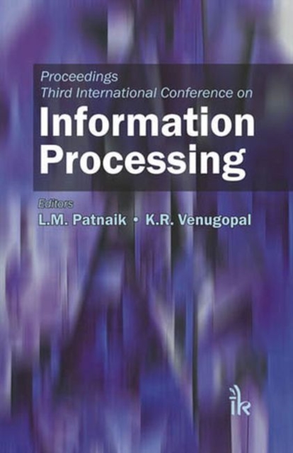 Proceedings Third International Conference on Information Processing, Hardback Book
