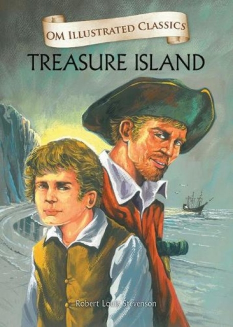 Treasure Island : Om Illustrated Classics, Hardback Book