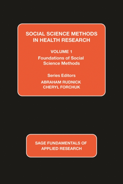 Social Science Methods in Health Research, Hardback Book