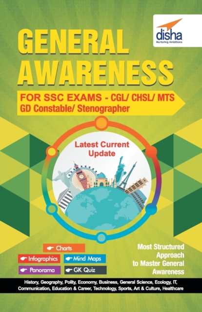 General Awareness for Ssc Exams Cgl Chsl Mts Gd Constable Stenographer, Paperback / softback Book