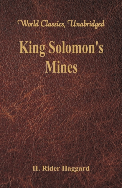 King Solomon's Mines, Paperback / softback Book