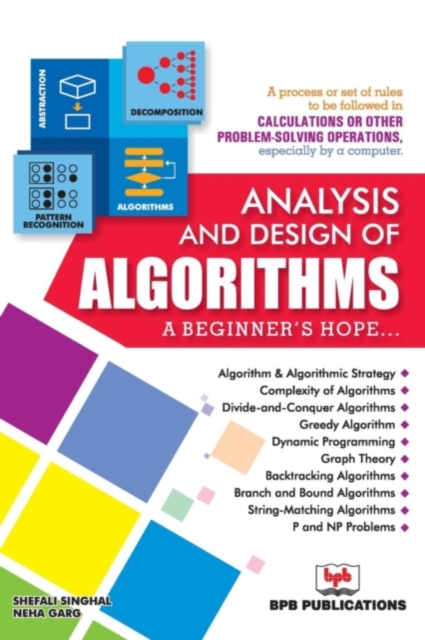 Analysis and Design of Algorithms, PDF eBook