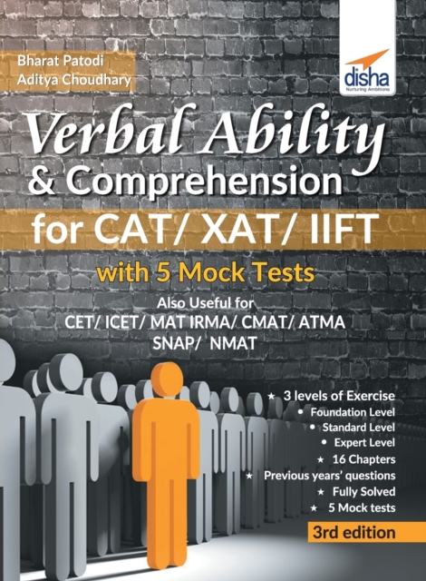 Verbal Ability & Comprehension for CAT/ XAT/ IIFT with 5 Mock Tests 3rd Edition, Undefined Book