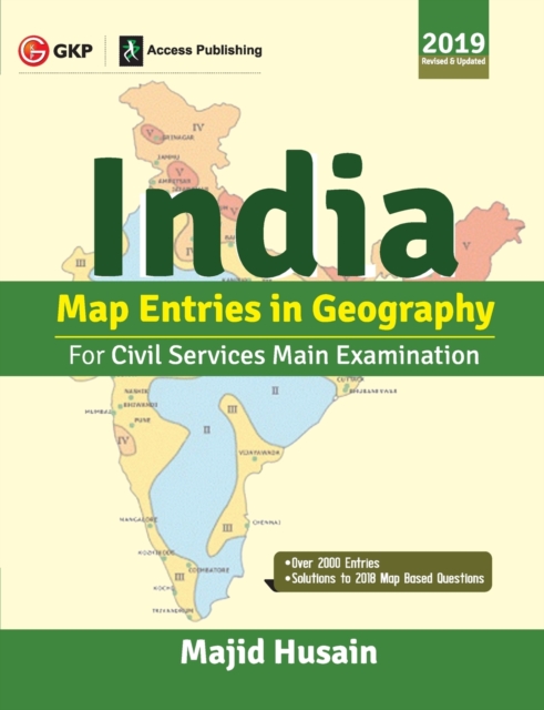 India Map Entries in Geography for Civil Services Main Examination 2019, Paperback / softback Book