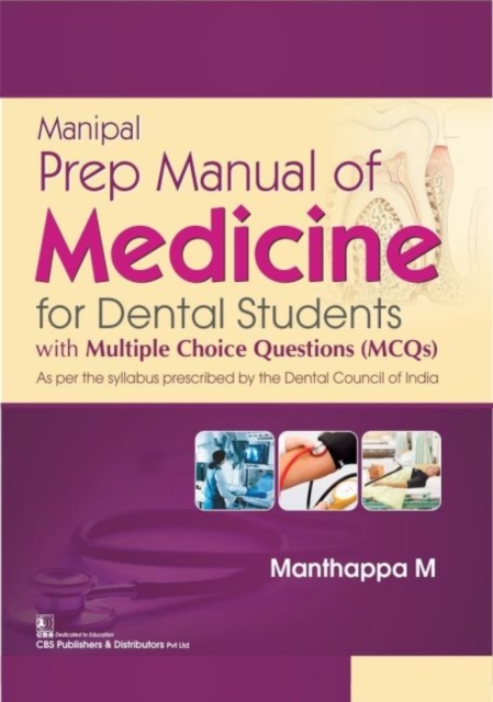 Manipal Prep Manual of Medicine for Dental Students, Paperback / softback Book